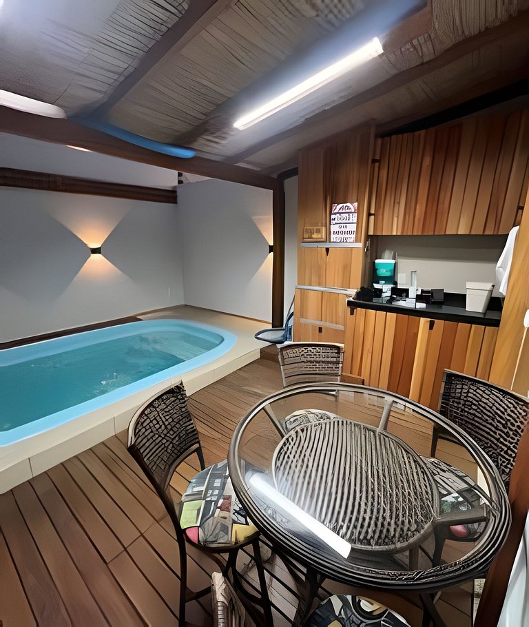 Piscina AQUECIDA próx. a Praia e ao Beto