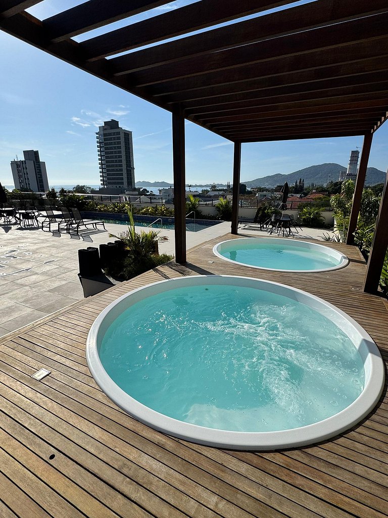 Home Club Completo | 200m Praia | 7 min. do Parque