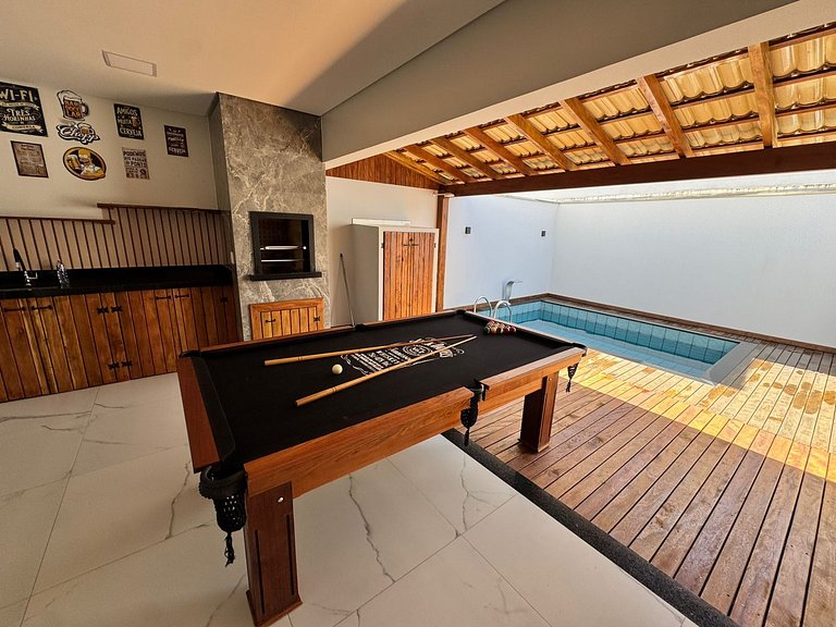 Casa 3 Suítes | Piscina | Toda climatizada