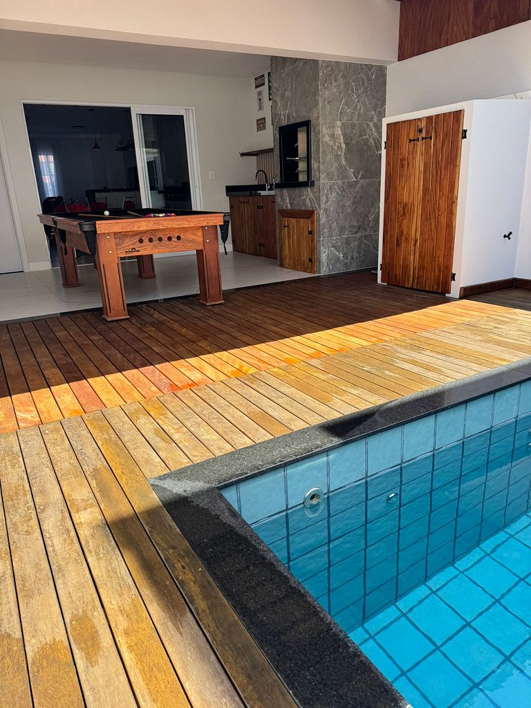 Casa 3 Suítes | Piscina | Toda climatizada