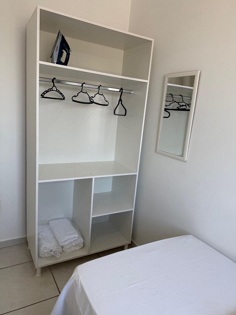Apartamento seguro, garagem cubierta, cerca del parque