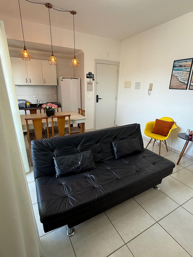 Apartamento seguro, garagem cubierta, cerca del parque