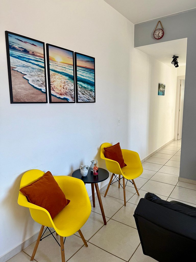 Apartamento seguro, garagem cubierta, cerca del parque