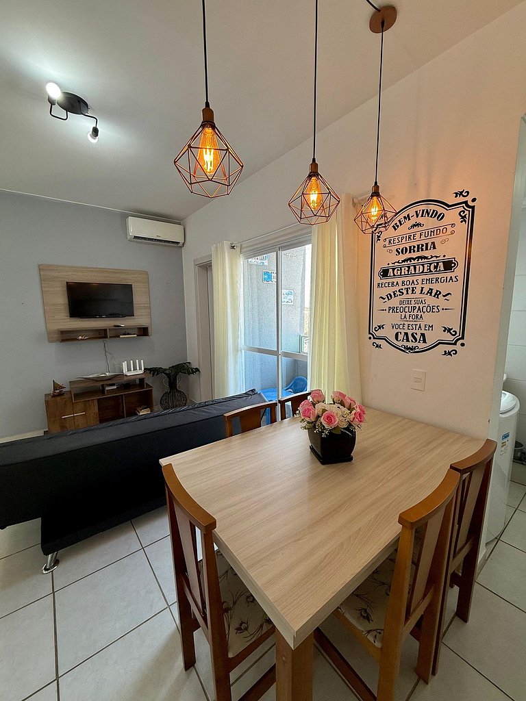 Apartamento seguro, garagem cubierta, cerca del parque