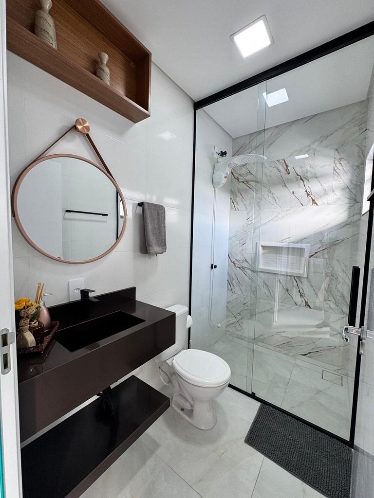 Casa Nova - Moderna | 700m praia | 8 min parque