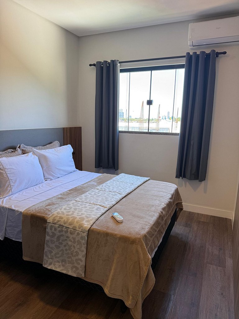 Apto completo próximo ao Parque Beto Carrero World