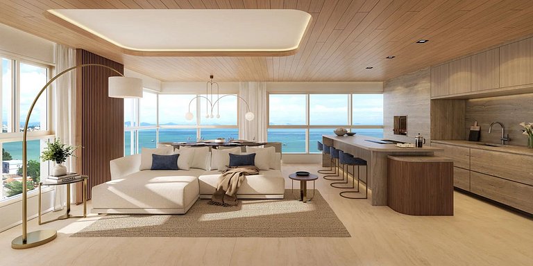 Cobertura Frente Mar Próximo ao Beto Carrero 2901