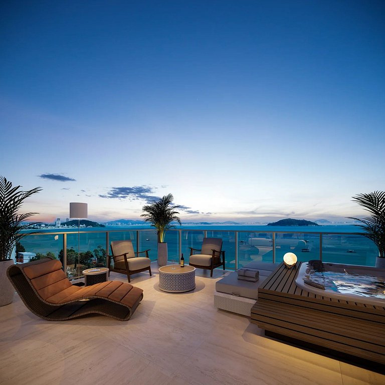 Cobertura Frente Mar Próximo ao Beto Carrero 2901