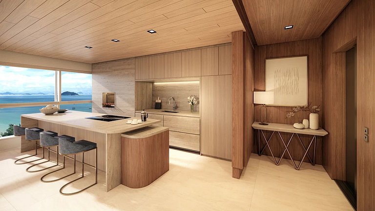 Cobertura Frente Mar Próximo ao Beto Carrero 2901